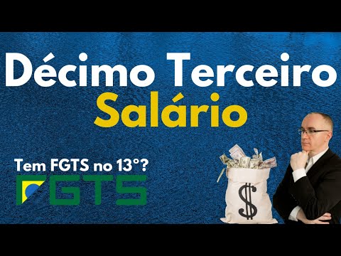 O décimo terceiro salário tem desconto de FGTS?