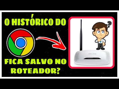 O histórico fica salvo no roteador?