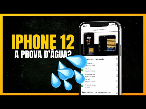 O iPhone 12 é à prova dágua?