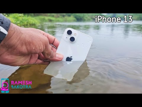 O iPhone 13 é à prova dágua?