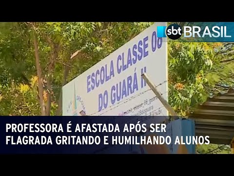 O professor pode gritar com o aluno?