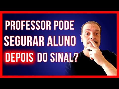 O professor pode prender o aluno em sala de aula?