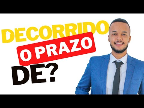 O que acontece após o prazo decorrido?