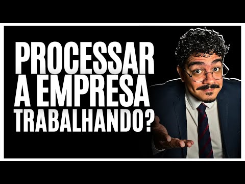 O que acontece se eu colocar a empresa na justiça enquanto estou trabalhando?