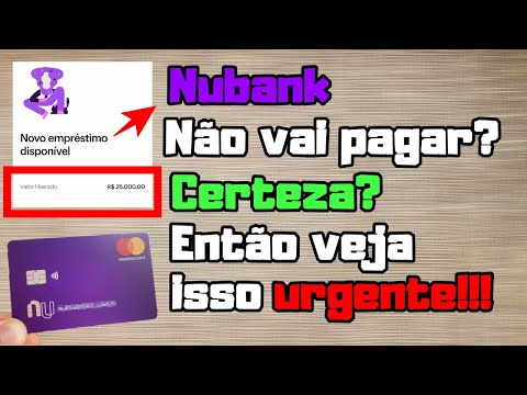 O que acontece se eu pegar um empréstimo no Nubank e não pagar?