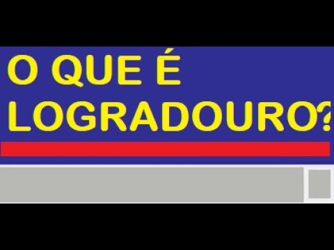 O que colocar em um logradouro?