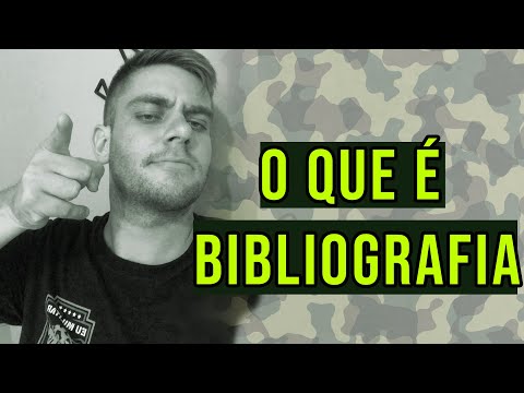 O que é bibliografia?