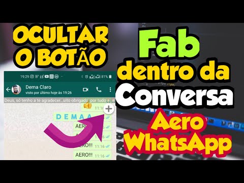 O que é o botão FAB no WhatsApp GB?