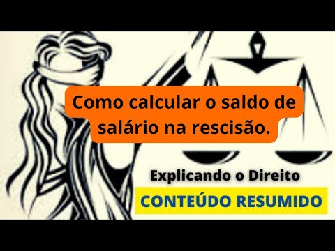 O que é o saldo de salário na rescisão?