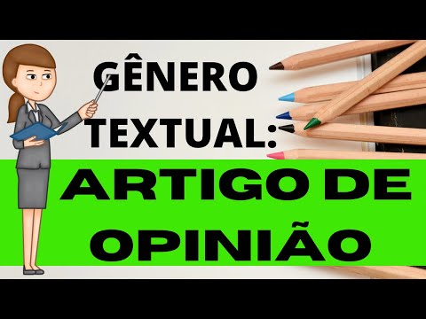 O que é um artigo de opinião?