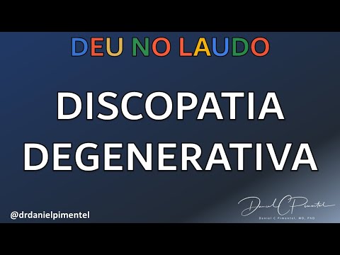 O que é um laudo de discopatia degenerativa?