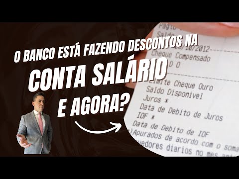 O que fazer se o banco descontar da minha conta salário?