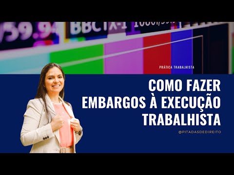 O que são embargos à execução trabalhista?