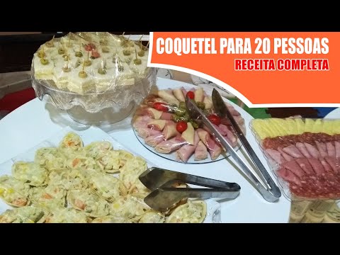 O que servir em um coquetel?