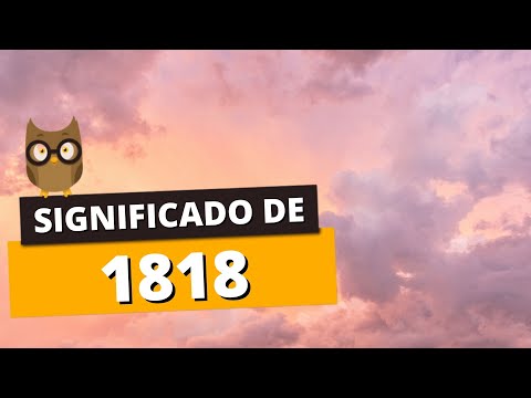 O que significa 1818?