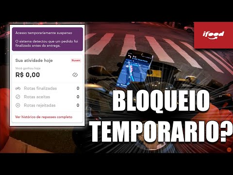 O que significa acesso temporariamente suspenso no iFood?