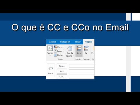 O que significa cc em um email?