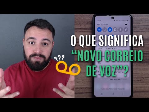 O que significa grave seu recado agora?