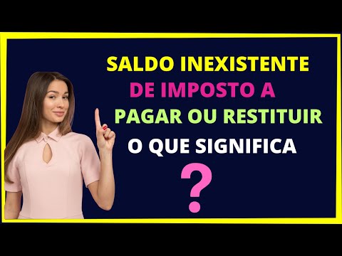 O que significa imposto a restituir?