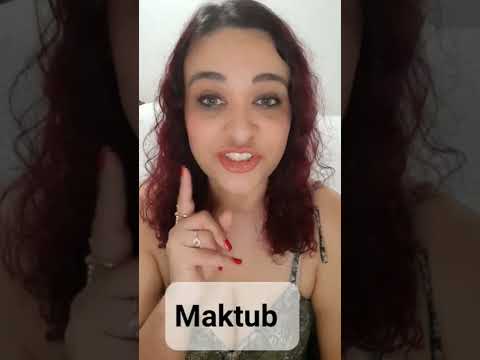 O que significa maktub no Instagram?