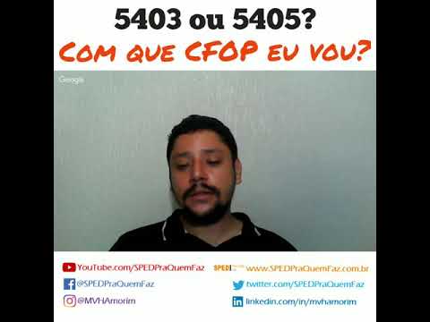 O que significa o CFOP 5405?