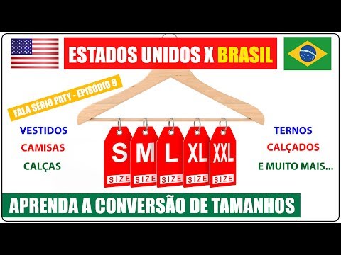 O que significa o tamanho XL no Brasil?