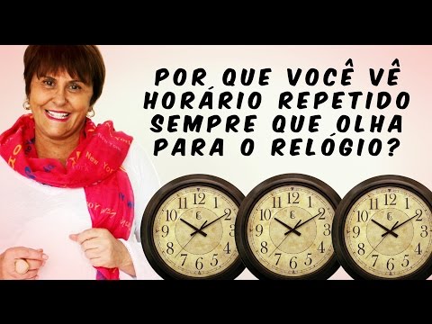 O que significa olhar para horas iguais?