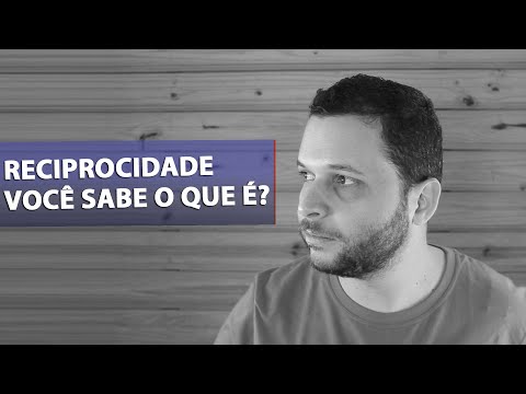 O que significa reciprocidade entre duas pessoas?