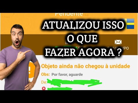 O que significa um objeto em trânsito há 7 dias?