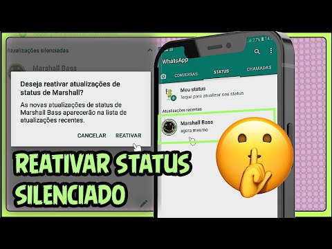 O que significam as atualizações silenciadas no status do WhatsApp?