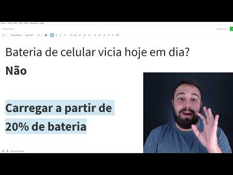 O que vicia a bateria do celular?