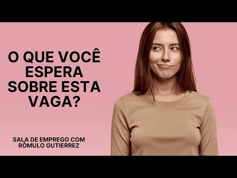 O que você espera da empresa?