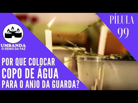 Onde devo jogar a água do anjo da guarda?