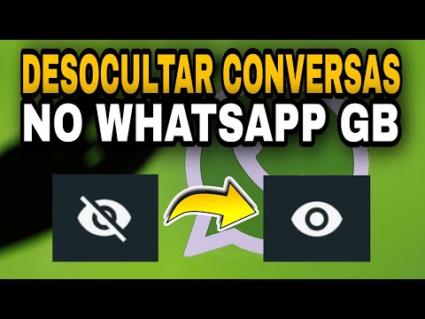 Onde estão as conversas ocultas no WhatsApp GB?