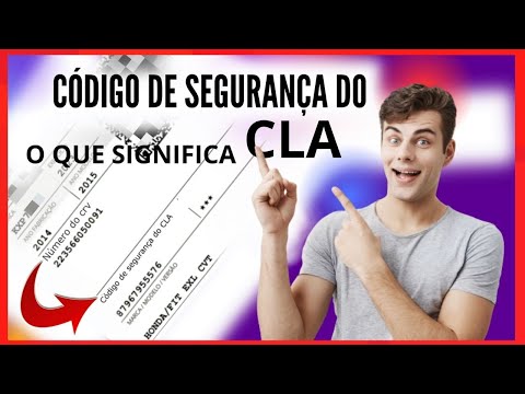 Onde fica o código de segurança do CLA?