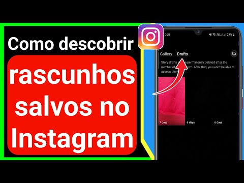 Onde fica salvo o rascunho do story no Instagram?