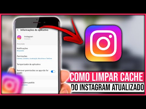 Onde posso limpar o cache do Instagram?