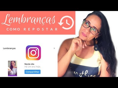 Onde posso ver lembranças no Instagram?