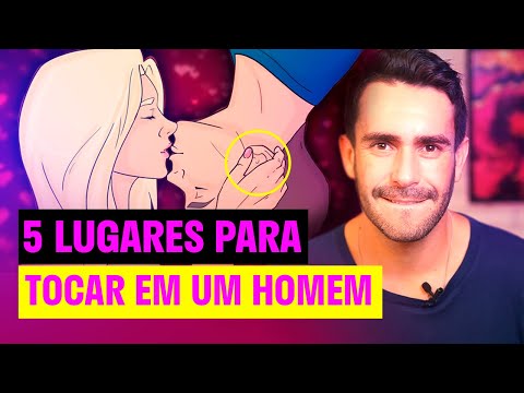 Onde tocar no homem enquanto o beija?