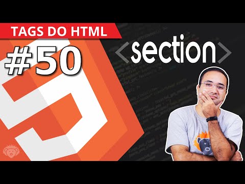 Para que serve a seção HTML?