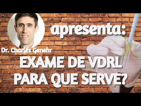 Para que serve o exame VDRL?