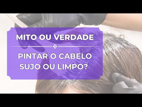 Pintar o cabelo sujo ou limpo: qual é a melhor opção?