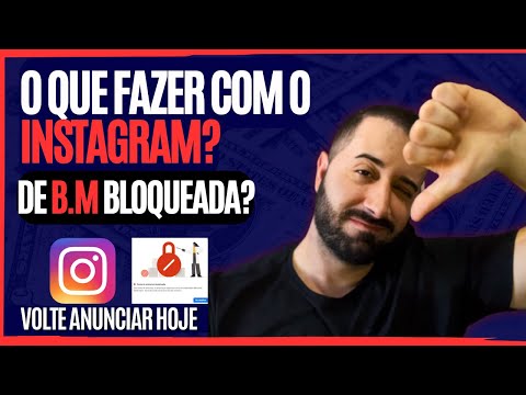 Por que a conta do Instagram associada a uma conta comercial não pode ser movida?