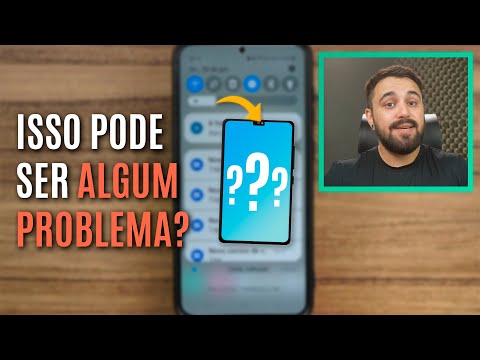 Por que a luz verde está piscando no meu celular?