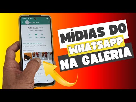 Por que a mídia do WhatsApp não aparece na galeria?