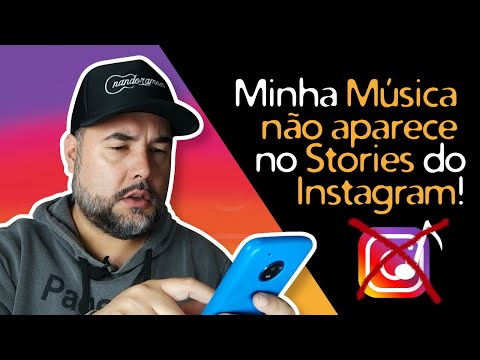 Por que a música não aparece no meu Instagram?