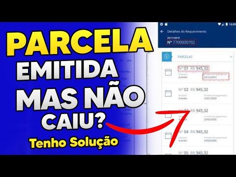 Por que a parcela emitida não caiu na conta?