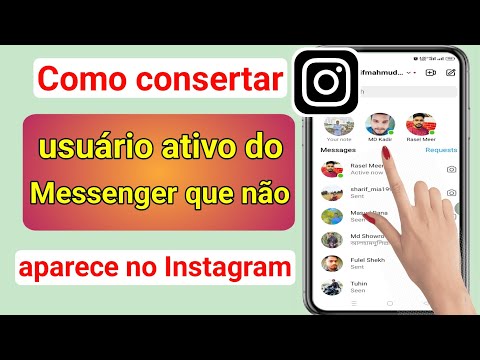 Por que aparece o usuário do Instagram?