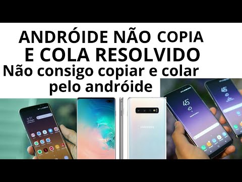 Por que copiar e colar não funciona no celular?