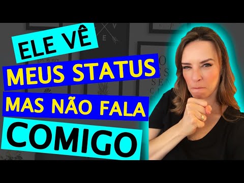 Por que ele visualiza todos os meus stories mas não fala comigo?